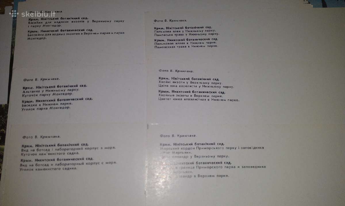 Nikitskij botaniceskij sad (Krym, Jalta 1986m.) - nuotraukos Nr. 6