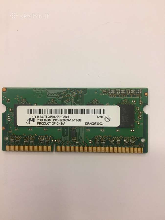 2 GB RAM skirtas MacBook Pro