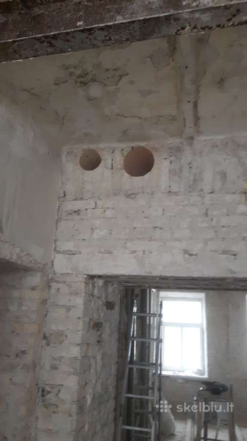 Skylių gręžimas, betono pjovimas