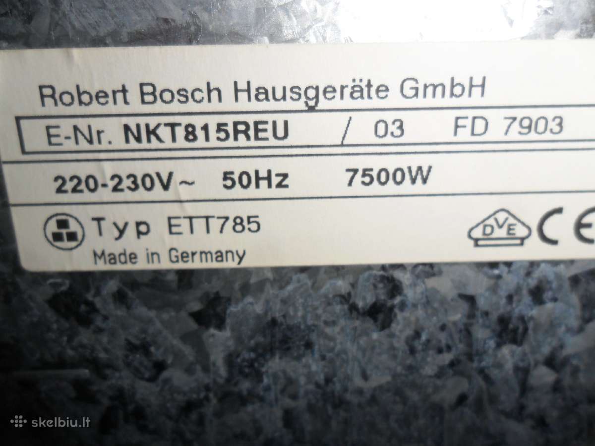 Bosch ,Teka ir Beko Kaitlentes - nuotraukos Nr. 4