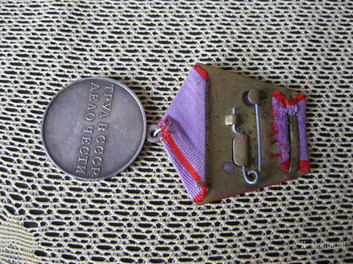 CcccCCCP Medalis.zr. foto. Originalas - Sidabrinis - nuotraukos Nr. 3