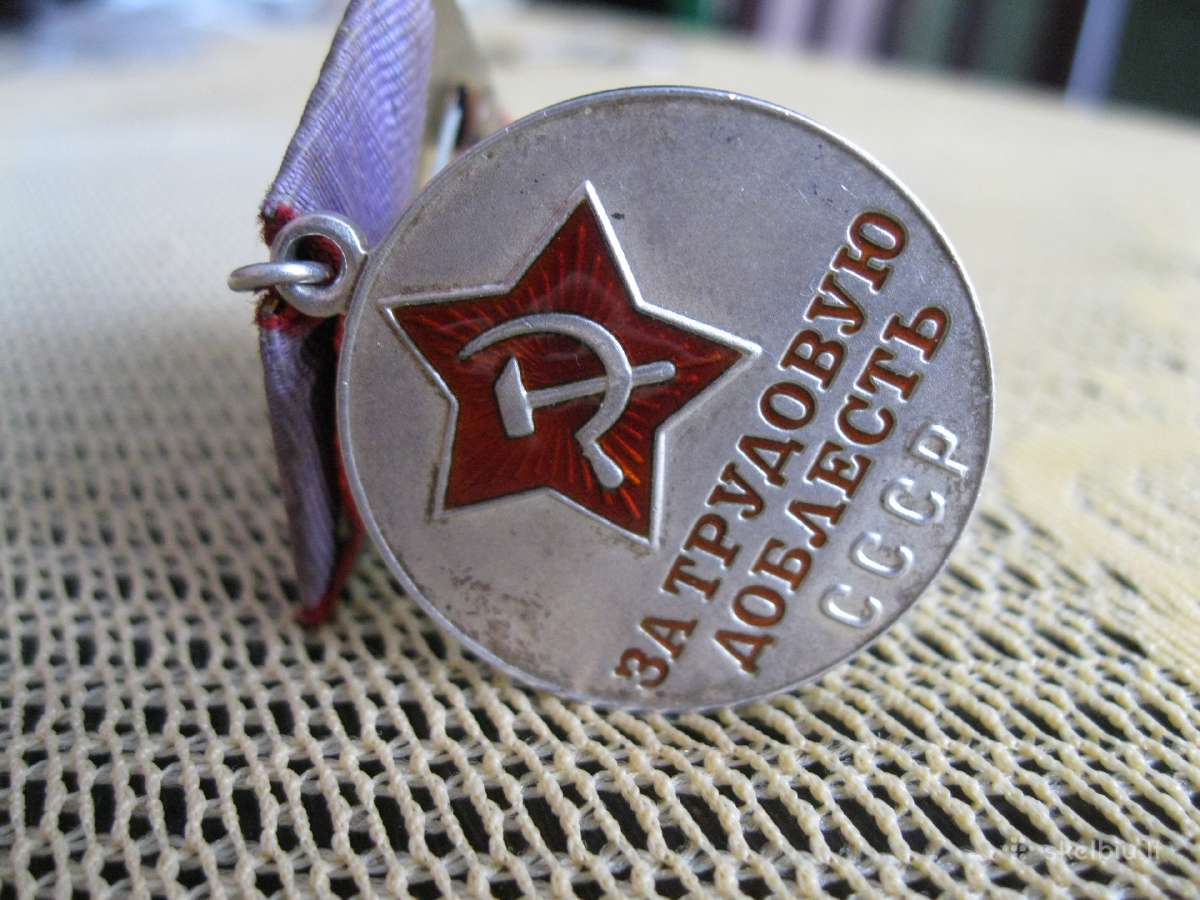CcccCCCP Medalis.zr. foto. Originalas - Sidabrinis - nuotraukos Nr. 9