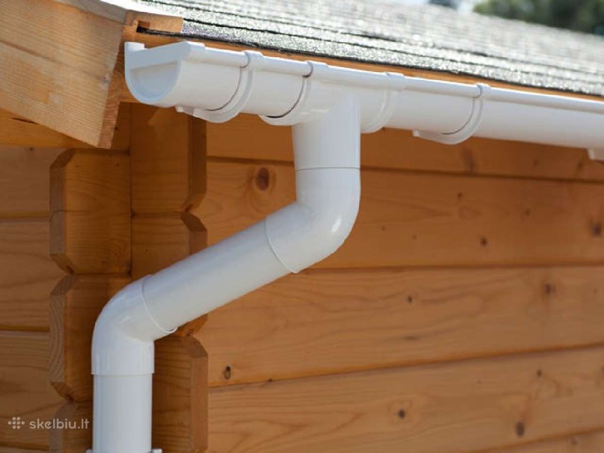 Pvc lietaus nuvedimo sistema S-lon plastikinė - nuotraukos Nr. 2