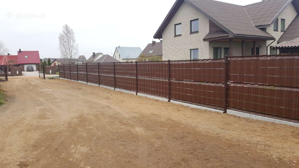 Tvorų tvėrimas montavimas Tvoros : - nuotraukos Nr. 10