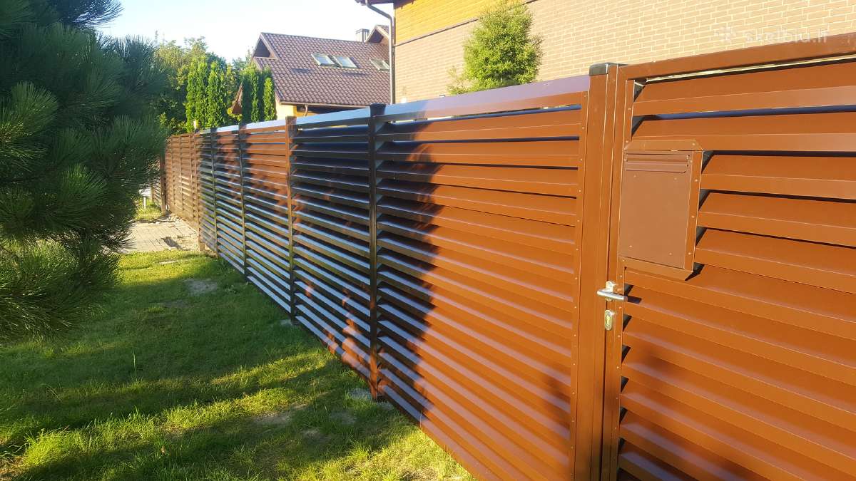 Tvorų tvėrimas montavimas Tvoros : - nuotraukos Nr. 12