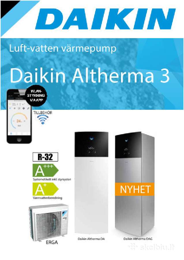 Daikin Altherma 3 Oras vanduo šilumos siurblys - nuotraukos Nr. 19