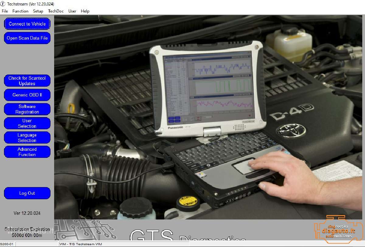 Toyota J2534 Techstream Tis diagnostikos įranga - nuotraukos Nr. 3