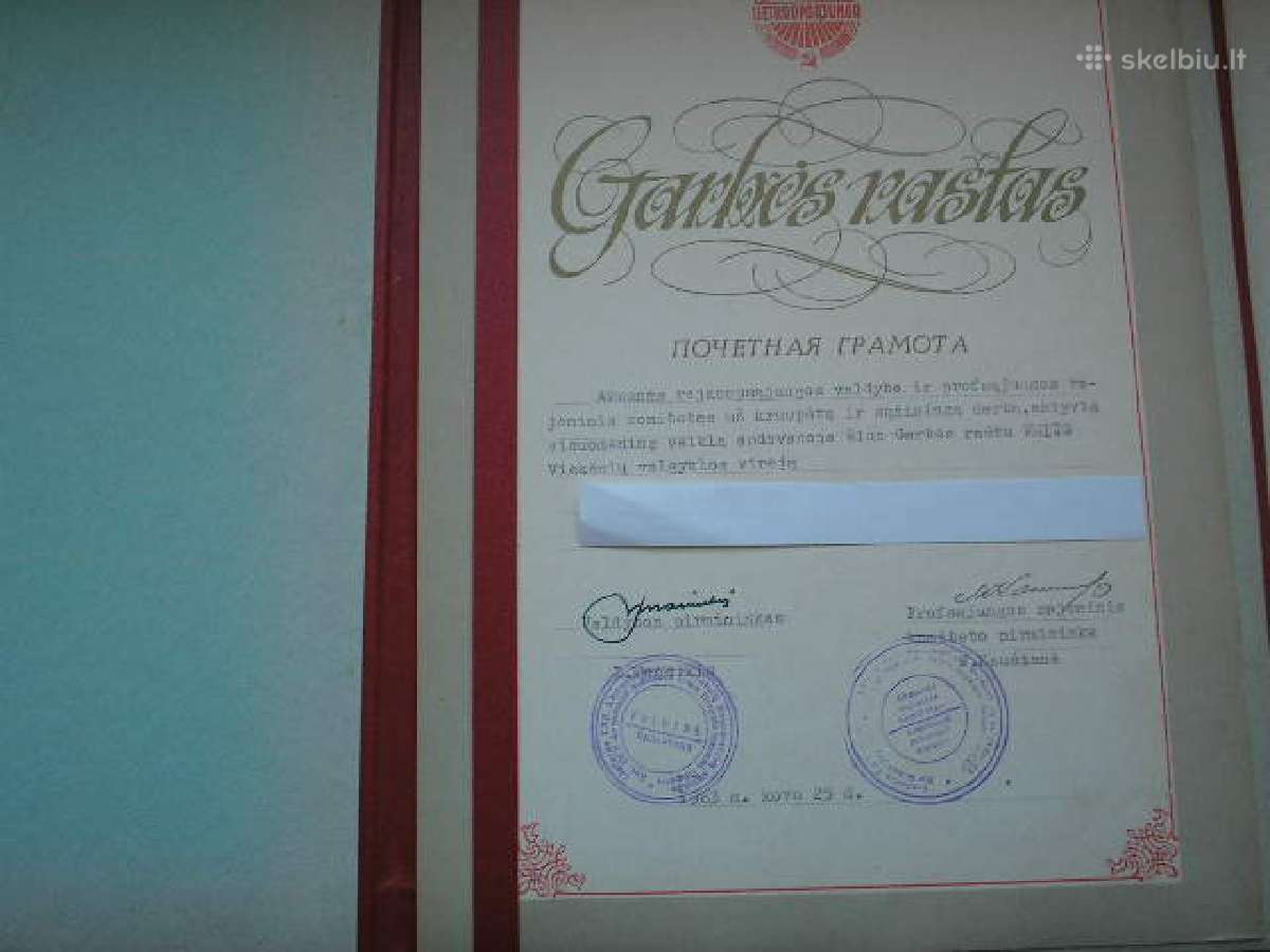 Garbes rastas 1983