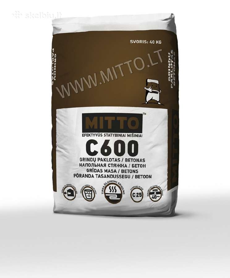 Mitto gipsiniai, cement. Klijai, Mišiniai, Tinkai - nuotraukos Nr. 20