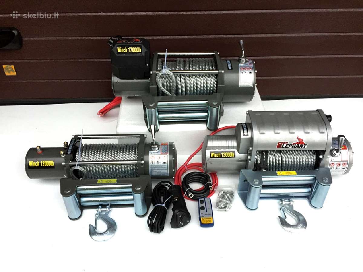 12v, 24v el. gerve 6t, libiotke, 12000lb/ 13000lbs - nuotraukos Nr. 3