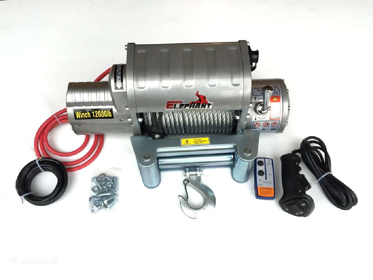 Elektrinės tempimo gervės 3000lb/ 12000lb/ 17000lb - nuotraukos Nr. 2