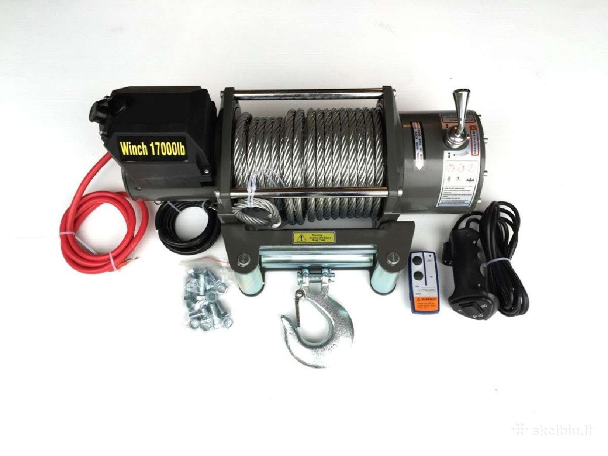 Elektrinės tempimo gervės 3000lb/ 12000lb/ 17000lb - nuotraukos Nr. 5