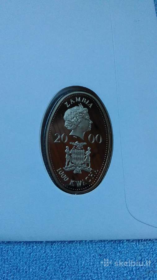 Zambia 2000 m. 1000 kwacha cu ni - nuotraukos Nr. 2