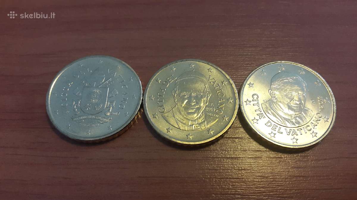 Vatikano 50 centų (skirtingi)unc