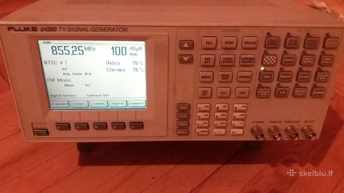 Fluke 54200m01 TV Signal Generator | Skelbiu.lt Fluke 54200m01 TV Signal Generator