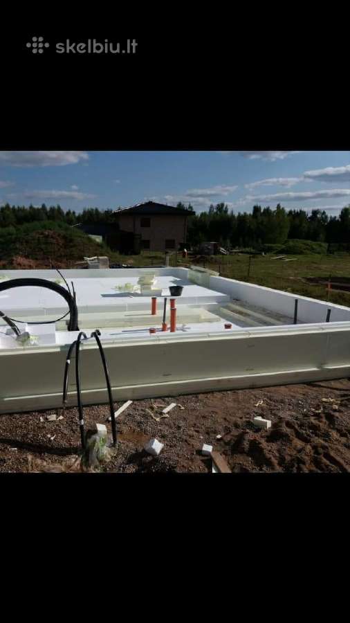 Plokštuminiai, visų tipų pamatai, baseinai - nuotraukos Nr. 8