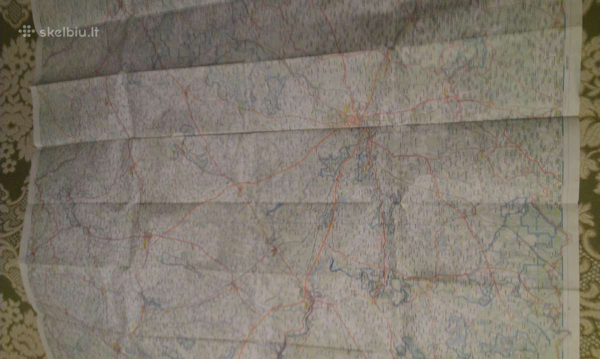 Žemėlapis Euro Regional Map 1:300000 Lithuania. - nuotraukos Nr. 5