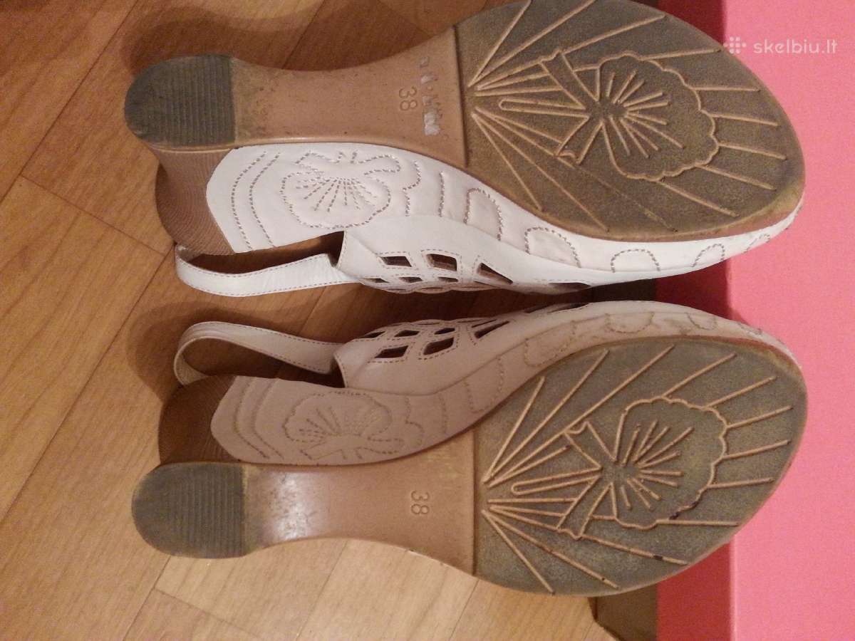 Baltos basutės, Berkonty, 38 dydis - nuotraukos Nr. 4