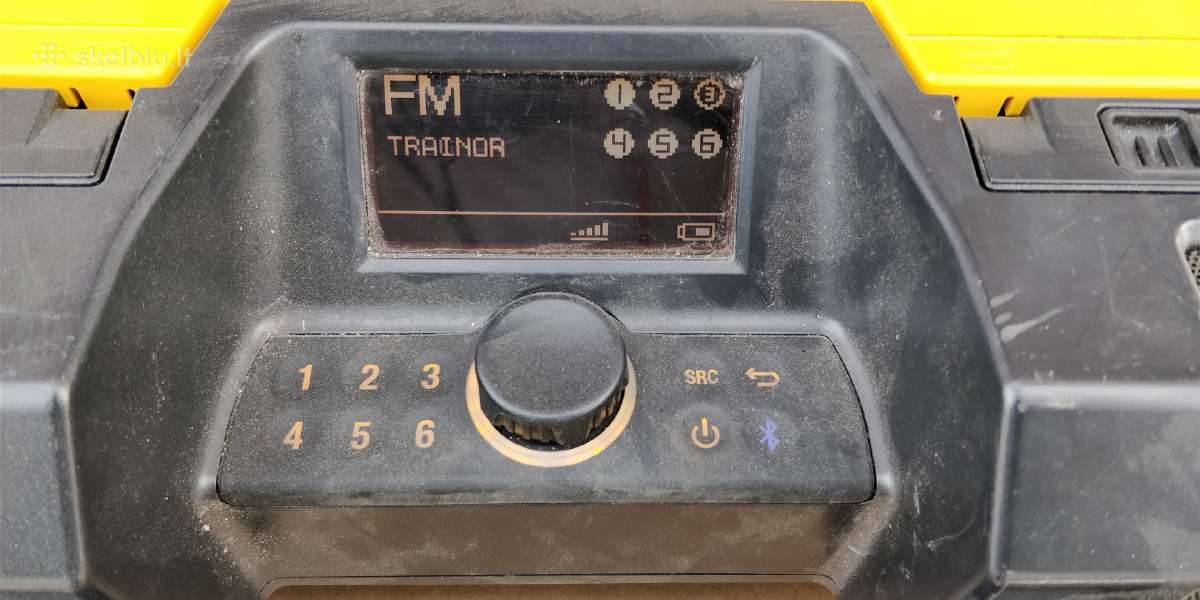 Statybines radijos dewalt makita milwaukee hitachi - nuotraukos Nr. 3