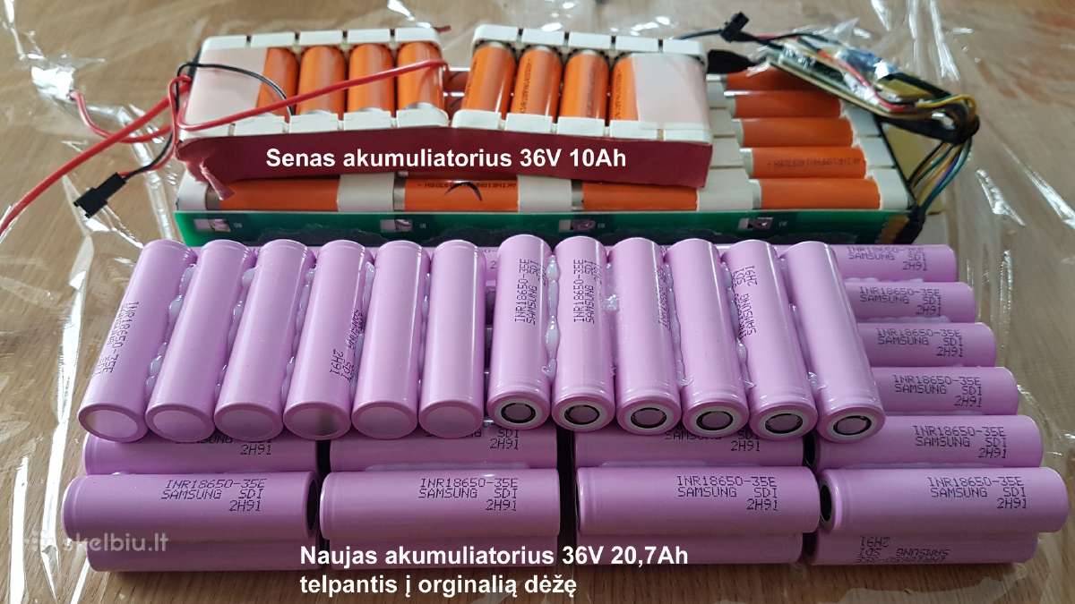 Nauji elektrinių dviračių, riedžių akumuliatoriai - nuotraukos Nr. 7