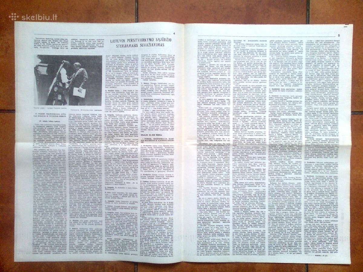 Sąjūdžio steigiamasis suvažiavimas 1988 metai. - nuotraukos Nr. 18