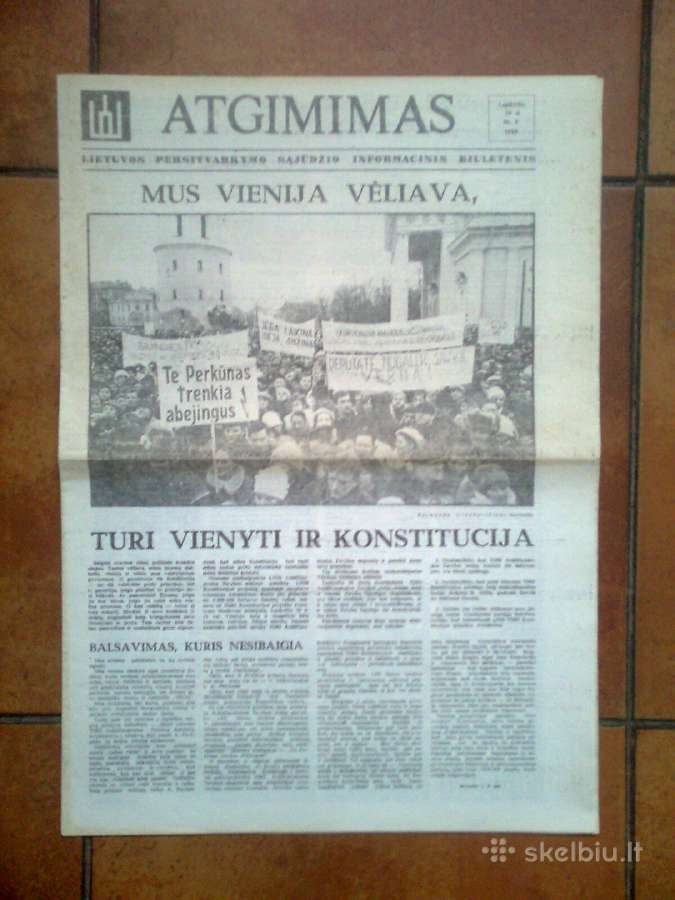Sąjūdžio steigiamasis suvažiavimas 1988 metai. - nuotraukos Nr. 21