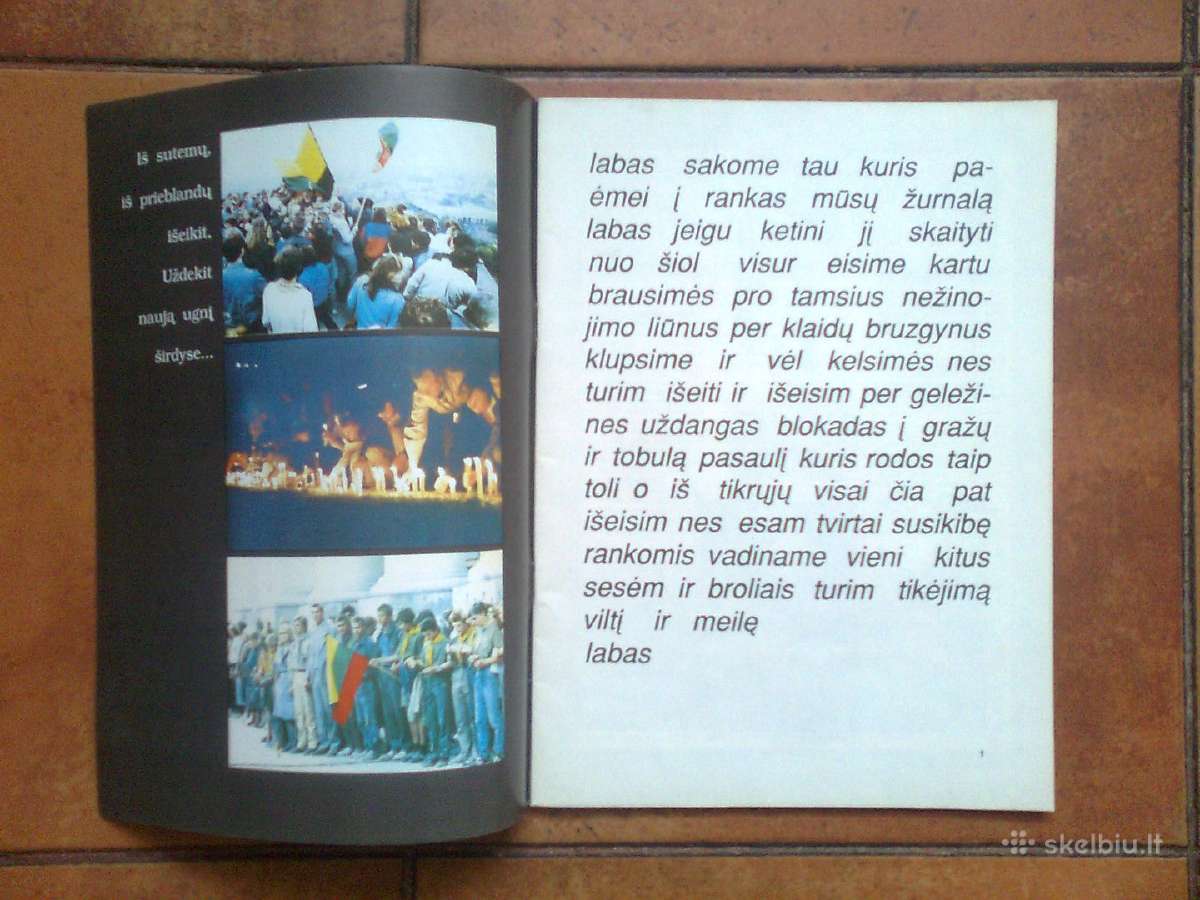 Pats pirmasis "Skautų aido" numeris 1990 metai. - nuotraukos Nr. 2