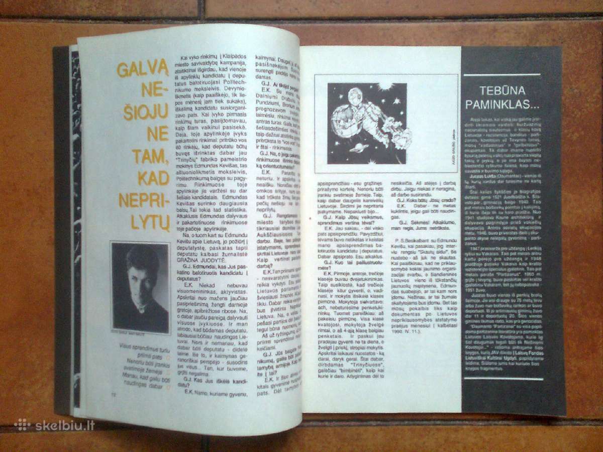 Pats pirmasis "Skautų aido" numeris 1990 metai. - nuotraukos Nr. 8