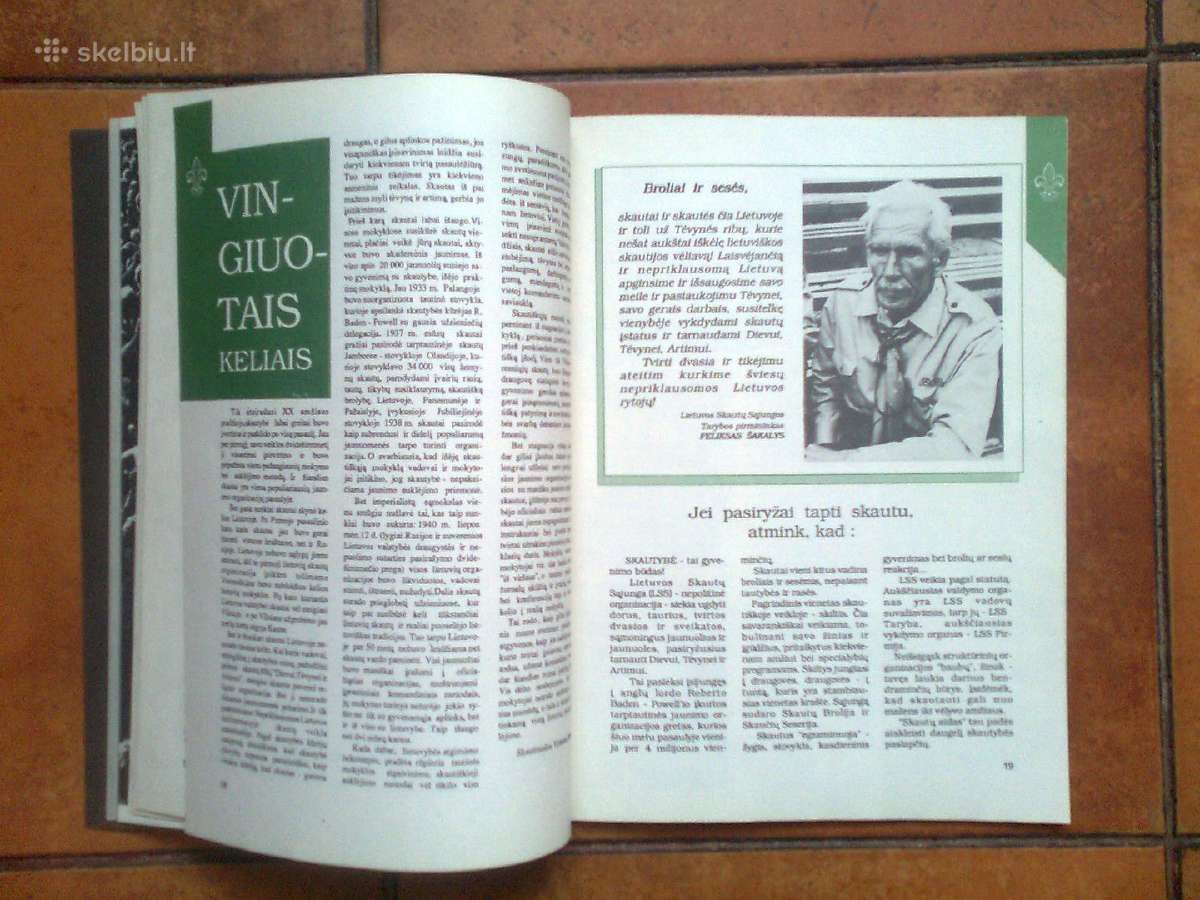 Pats pirmasis "Skautų aido" numeris 1990 metai. - nuotraukos Nr. 11