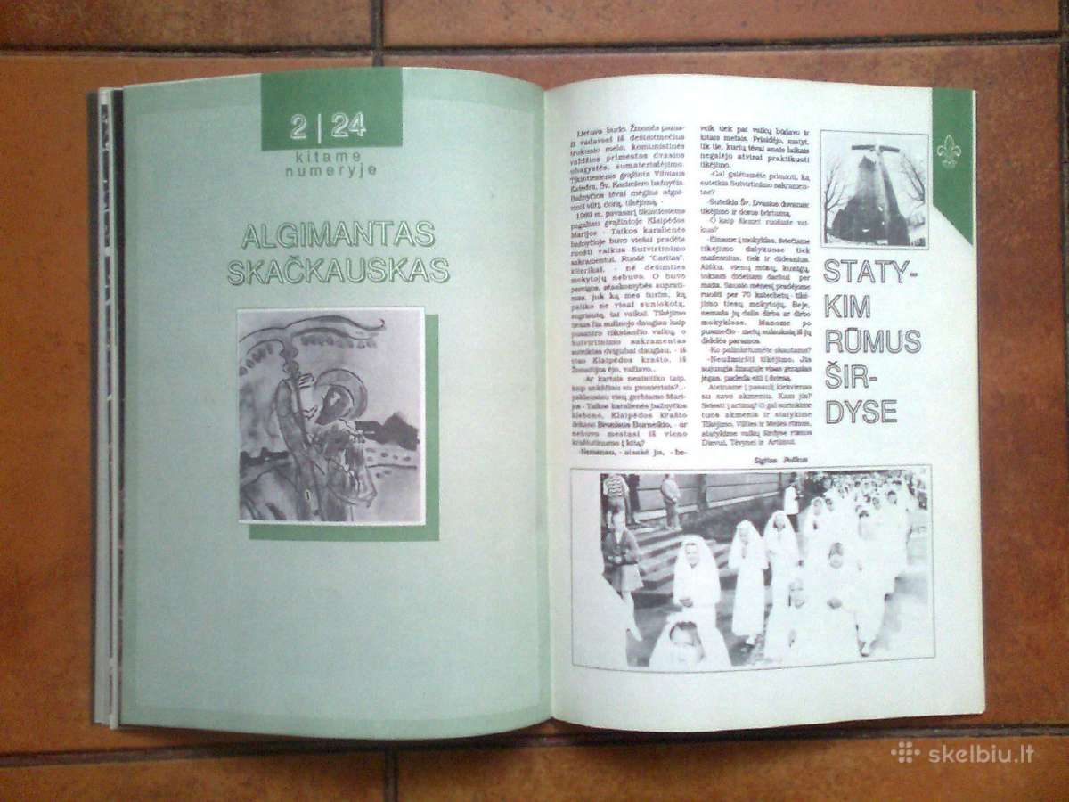 Pats pirmasis "Skautų aido" numeris 1990 metai. - nuotraukos Nr. 15