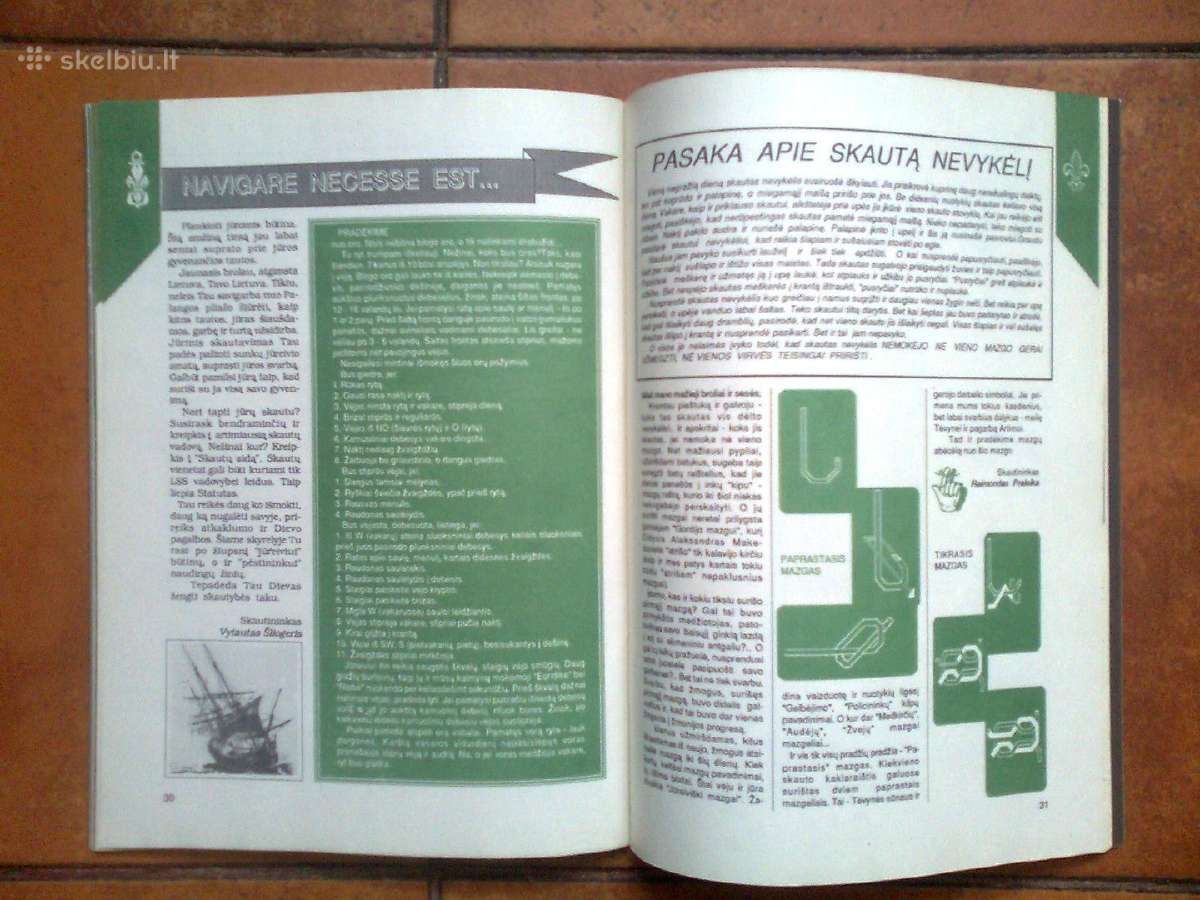 Pats pirmasis "Skautų aido" numeris 1990 metai. - nuotraukos Nr. 17