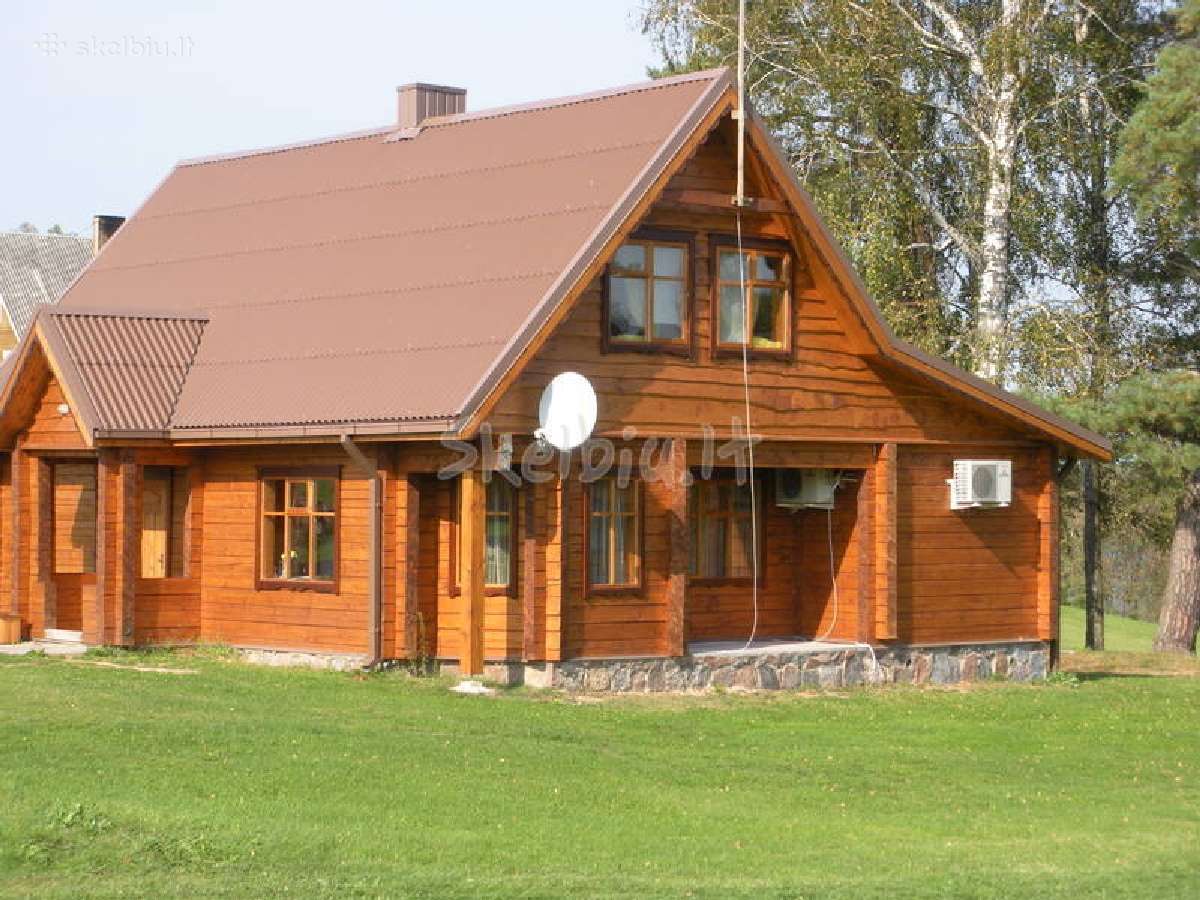 Ant Švento ežero kranto šalia miško