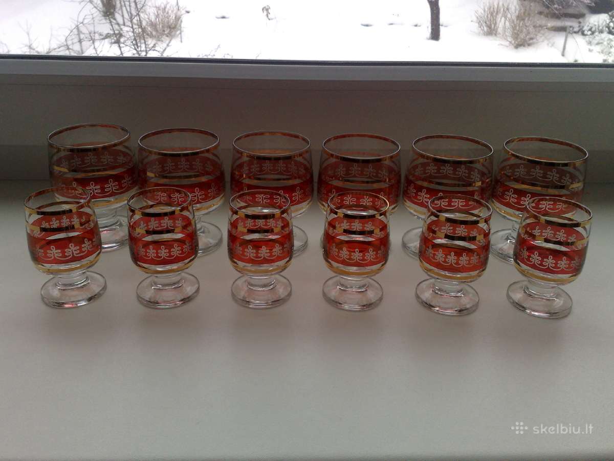 6 taurės ir 6 taurelės | Skelbiu.lt 6 taurės ir 6 taurelės