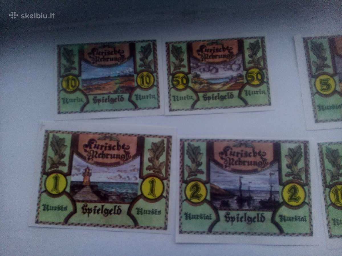 Kolekciniai Lietuviški banknotai - Kuršių žaidimo - nuotraukos Nr. 2