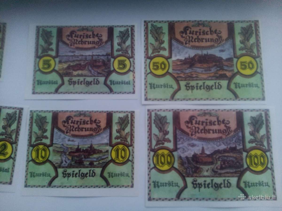 Kolekciniai Lietuviški banknotai - Kuršių žaidimo - nuotraukos Nr. 3