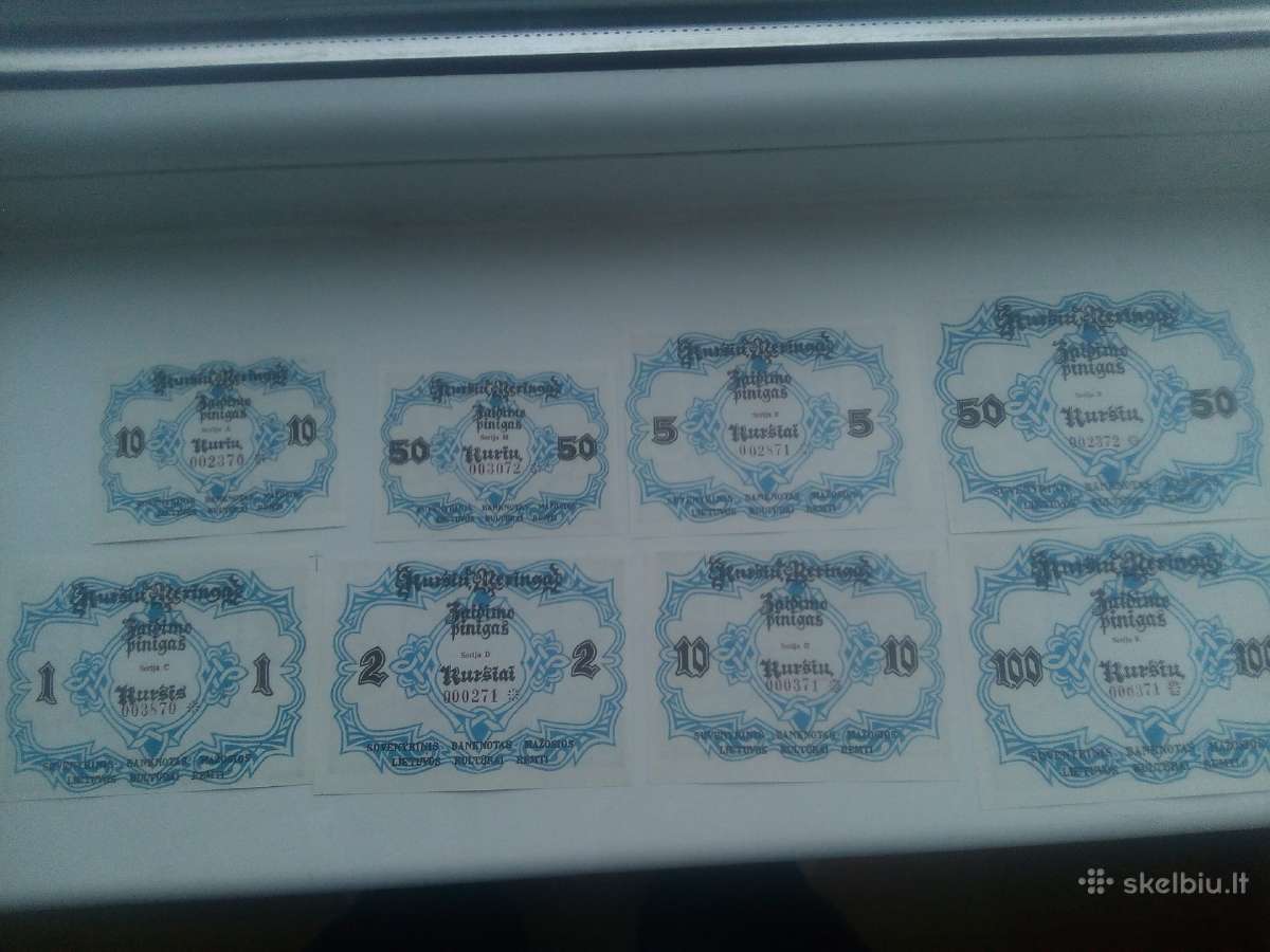 Kolekciniai Lietuviški banknotai - Kuršių žaidimo - nuotraukos Nr. 4