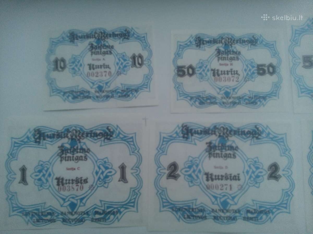 Kolekciniai Lietuviški banknotai - Kuršių žaidimo - nuotraukos Nr. 5