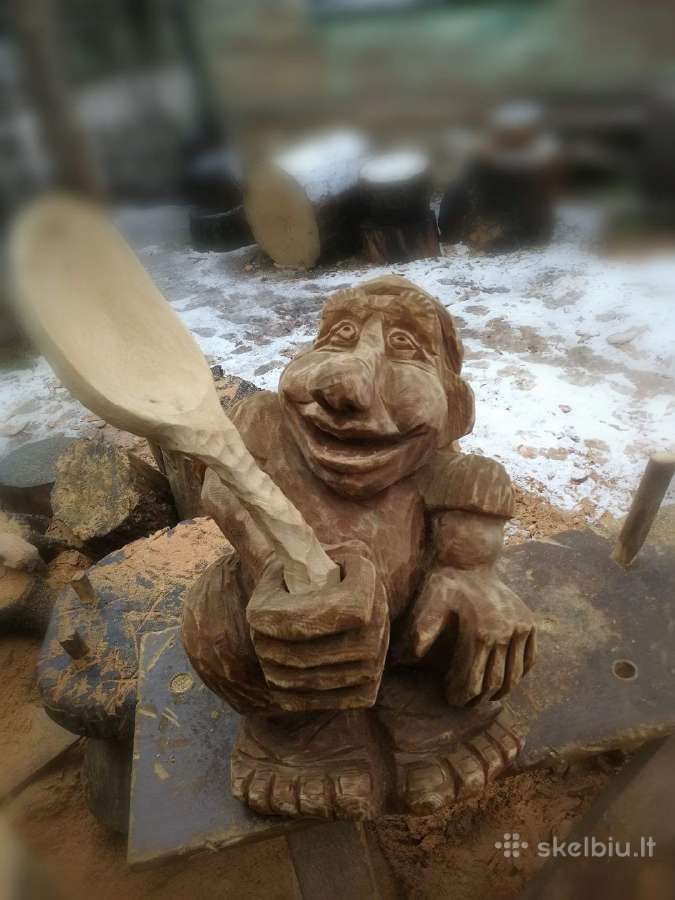 Medžio skulptūros. Kiemo drožiniai - nuotraukos Nr. 7
