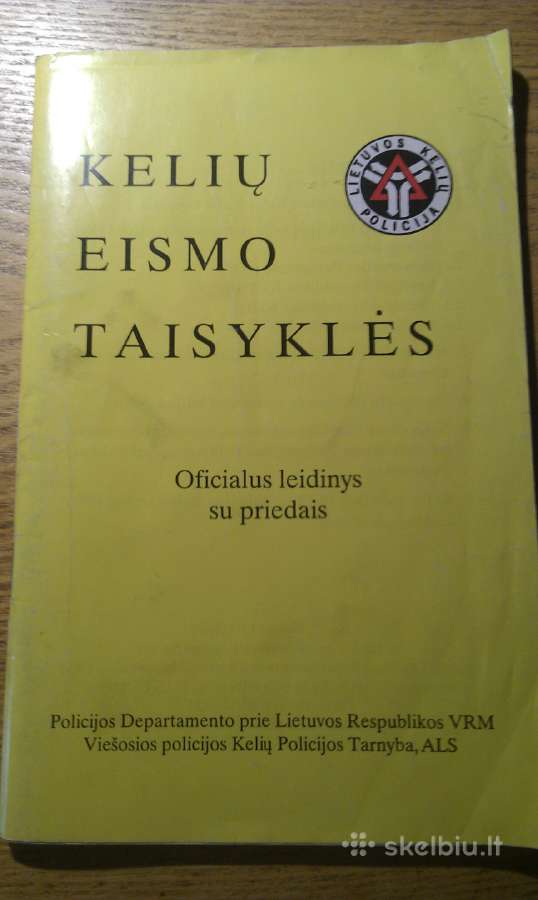 "Kelių eismo taisyklės" 2000m.