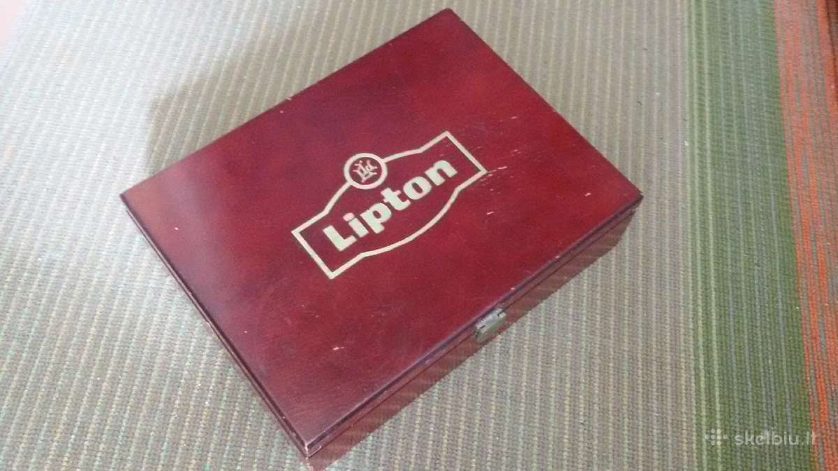 Arbatos dėžutė 8vietų "Lipton" medis užsegama - nuotraukos Nr. 2
