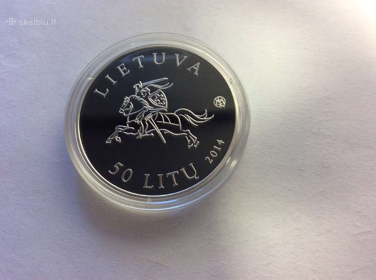 Lietuvos banko moneta 2014m - nuotraukos Nr. 3
