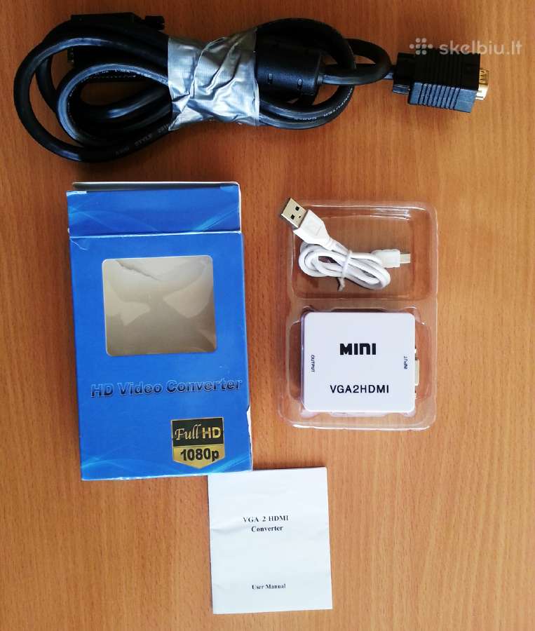 Vga 2 Hdmi Converter | Skelbiu.lt Vga 2 Hdmi Converter