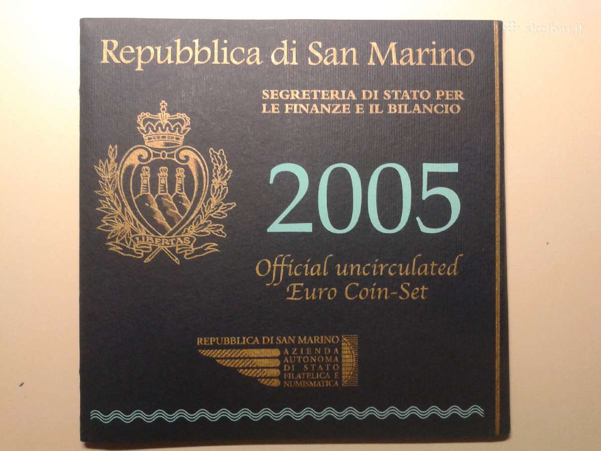 San marino euro monetų rinkiniai - nuotraukos Nr. 2