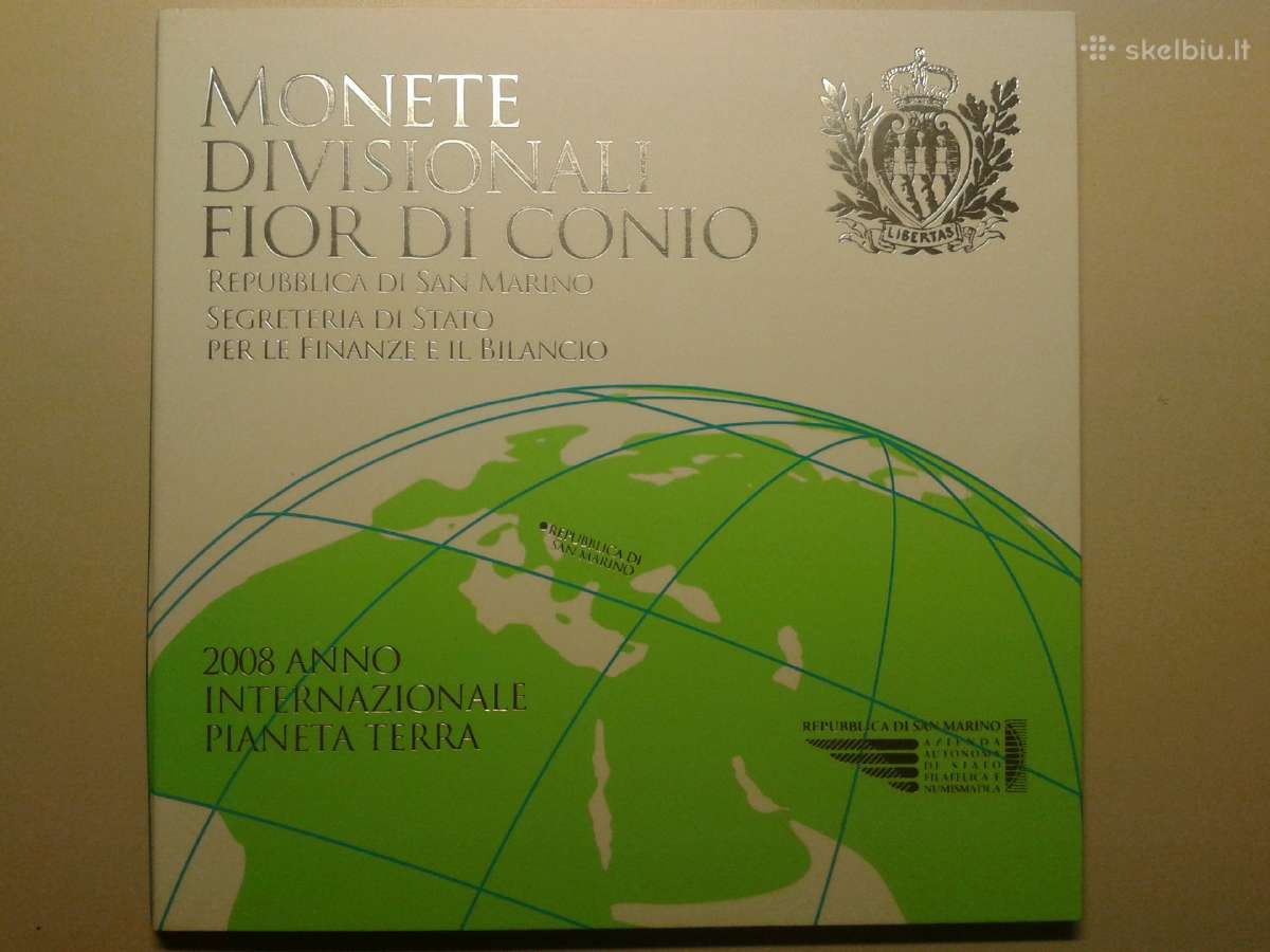 San marino euro monetų rinkiniai - nuotraukos Nr. 3