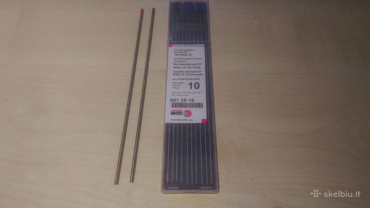 Volframo elektrodai