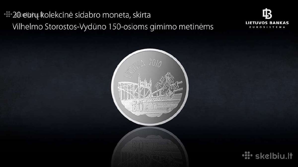 Vilhelmo Storostos-vydūno 150-osioms kaina100 eurų - nuotraukos Nr. 3