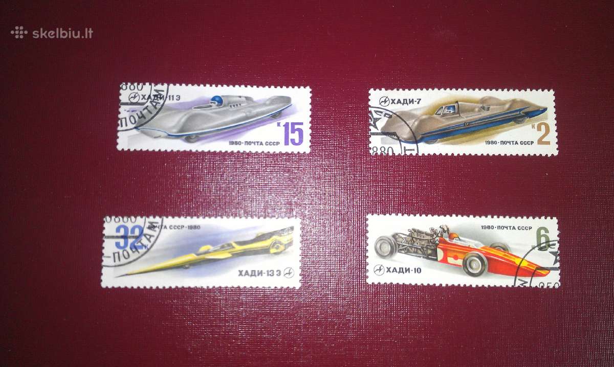 Markutės 1980 m. mašinos iš ankstesnių laikų