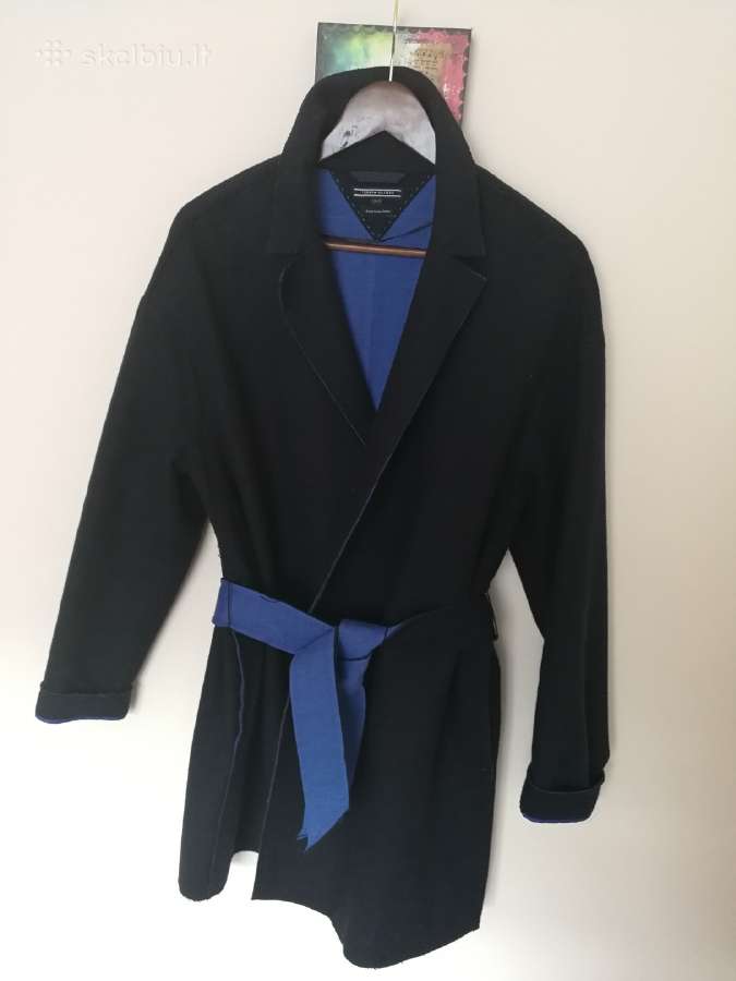 Tommy Hilfiger t.mėlynas oversized paltukas, Xs/s