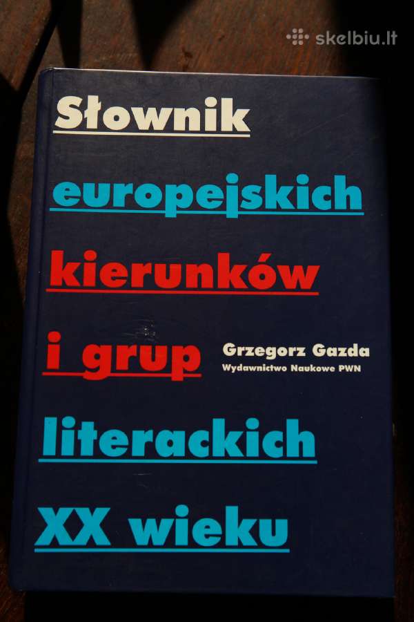 XX a. lenkų literatūros krypčių žodynas