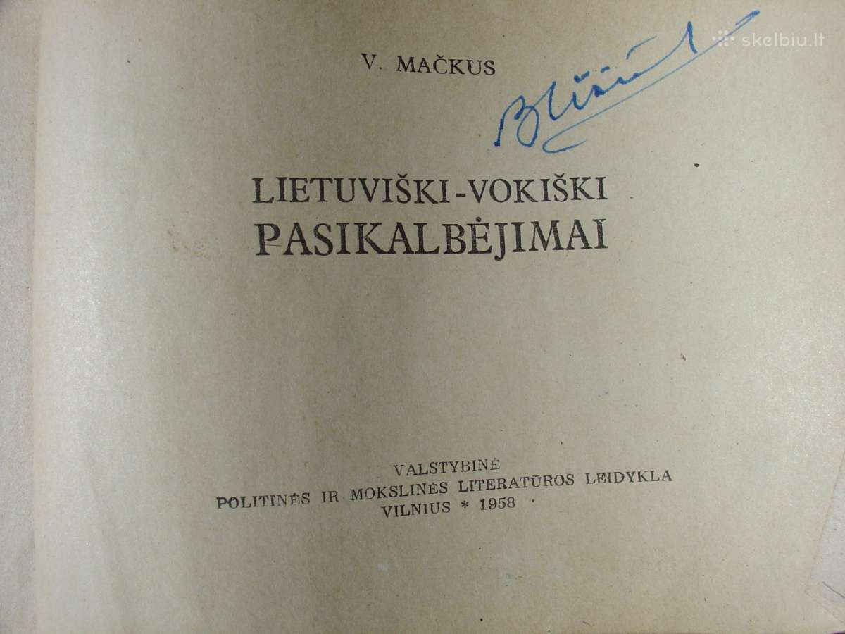 Lietuviški-vokiški Pasikalbėjimai